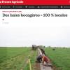 Article dans la France agricole sur la plantation de haies par Mission bocage