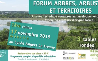 Forum Arbres, arbustes et territoires au Fresne