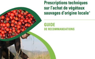 Edition du guide CCTP de fourniture de végétaux sauvages d’origine locale